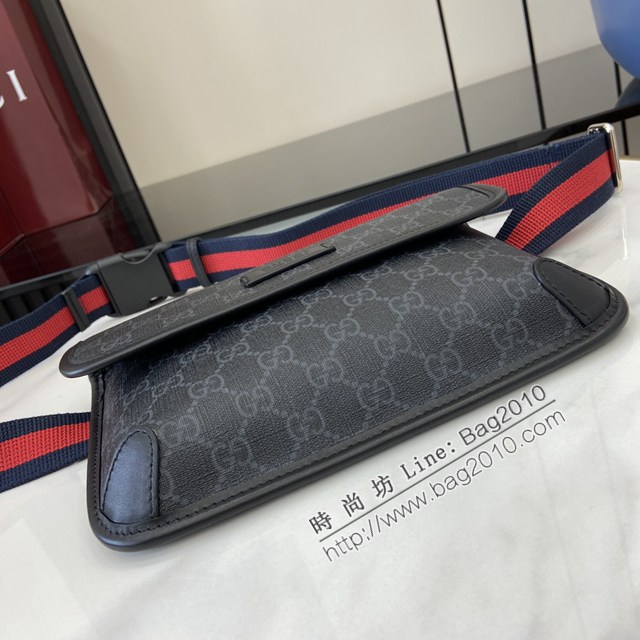 Gucci專櫃古馳最新款男士腰包胸包挎包 jh2724型號:  598113